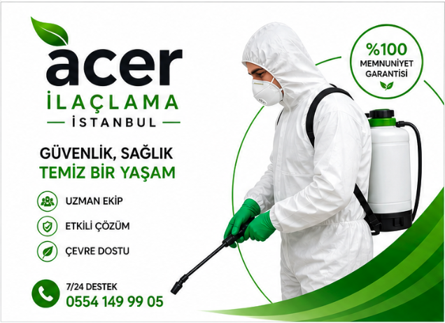 Acer İlaçlama ana hizmet görseli